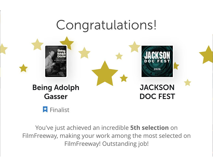 Finalist for the Jackson Doc Fest